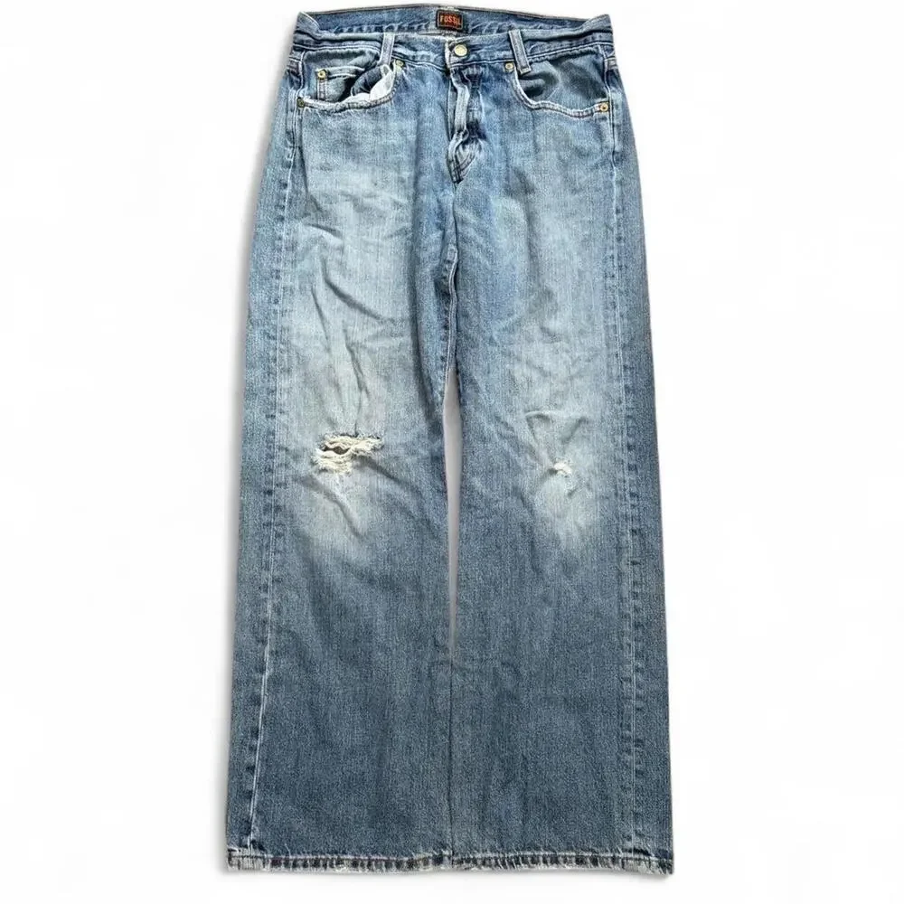 Vintage Y2K Fossil Rambler Urban Cowboy Jeans Western Men’s 30x30 Denim Grunge